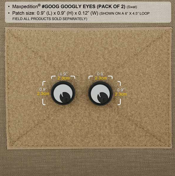 MAXPEDITION GOOGLY EYES PATCH